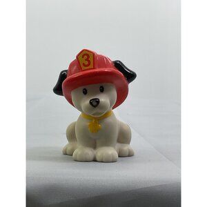Fisher Price Little People Firetruck Dalmatian Puppy Dog Figure